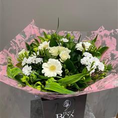 White fragrant hand tied 