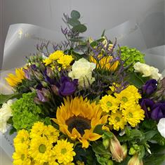 Sunflower hand tied 